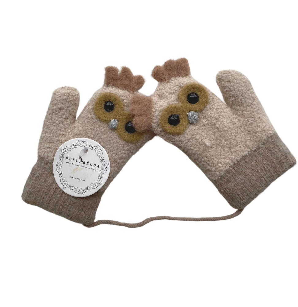 BellaBelga - Belgisch merk Kinderwant - Petit Hibou - Mix kleuren BellaBelga - Belgisch merk Kinderwant - Petit Hibou - Mix kleuren