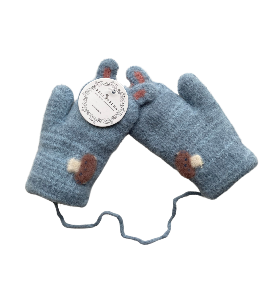 BellaBelga - Belgisch merk Moufle enfant - Petit Classique Champignon - Couleurs mélangées BellaBelga - Belgisch merk Moufle enfant - Petit Classique Champignon - Couleurs mélangées