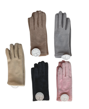 BellaBelga - Belgisch merk Ladies' glove - Classique Fake Fur - mixed colours BellaBelga - Belgisch merk Ladies' glove - Classique Fake Fur - mixed colours
