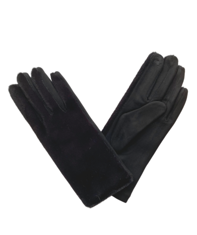 BellaBelga - Belgisch merk Dameshandschoen -  Classique Fake Fur  - mix kleuren BellaBelga - Belgisch merk Dameshandschoen -  Classique Fake Fur  - mix kleuren