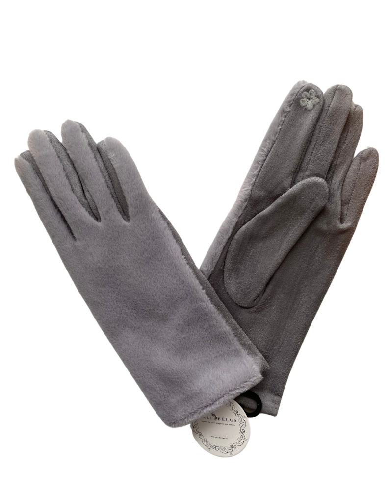 BellaBelga - Belgisch merk Gant pour dames - Classique Fake Fur - couleurs mélangées BellaBelga - Belgisch merk Gant pour dames - Classique Fake Fur - couleurs mélangées