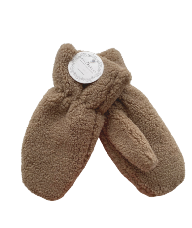 BellaBelga - Belgisch merk Moufle pour dames - Teddy - couleurs mixtes BellaBelga - Belgisch merk Moufle pour dames - Teddy - couleurs mixtes