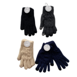BellaBelga - Belgisch merk Unisex glove - Knitted (with fur lining) - mix colours