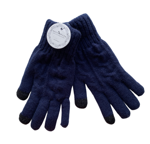 BellaBelga - Belgisch merk Unisex handschoen - Gebreid (met pelsen binnenkant)  - mix kleuren BellaBelga - Belgisch merk Unisex handschoen - Gebreid (met pelsen binnenkant)  - mix kleuren