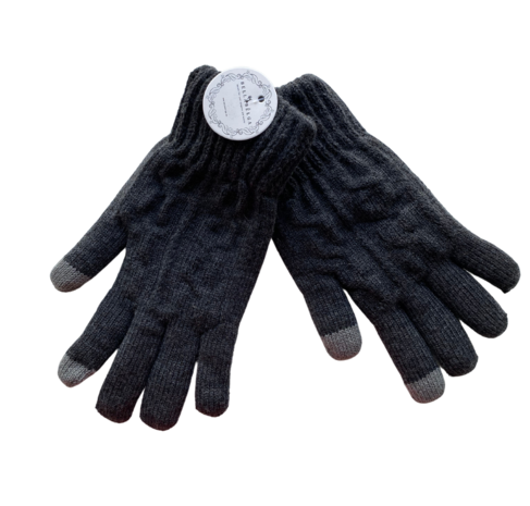 BellaBelga - Belgisch merk Unisex handschoen - Gebreid (met pelsen binnenkant)  - mix kleuren BellaBelga - Belgisch merk Unisex handschoen - Gebreid (met pelsen binnenkant)  - mix kleuren