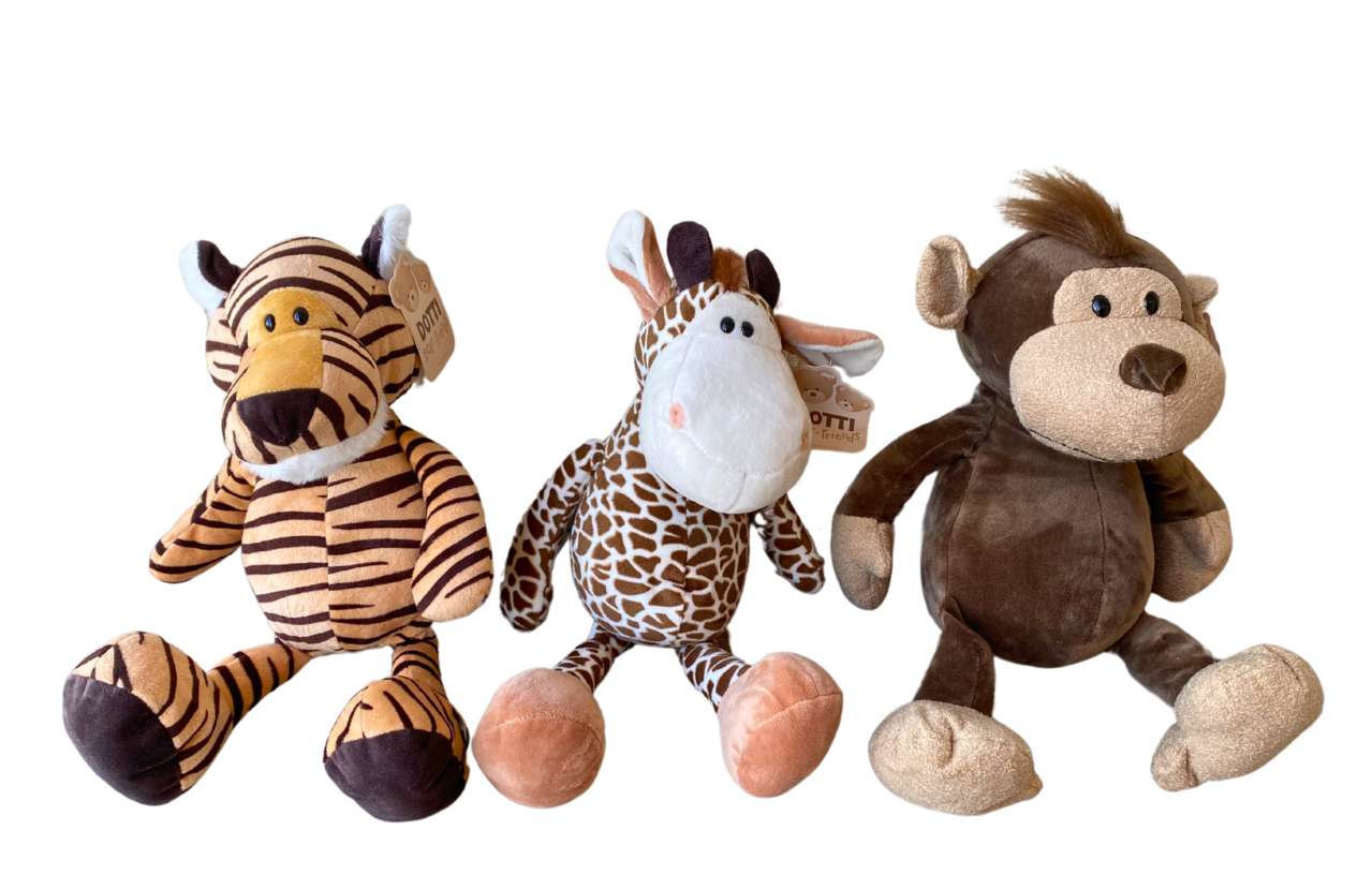 Africa Animal plush Medium 26cm, 3 assorted Africa Animal plush Medium 26cm, 3 assorted
