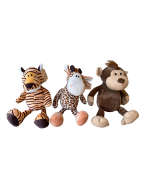 Afrika Dier pluche Medium 26cm Afrika Dier pluche Medium 26cm