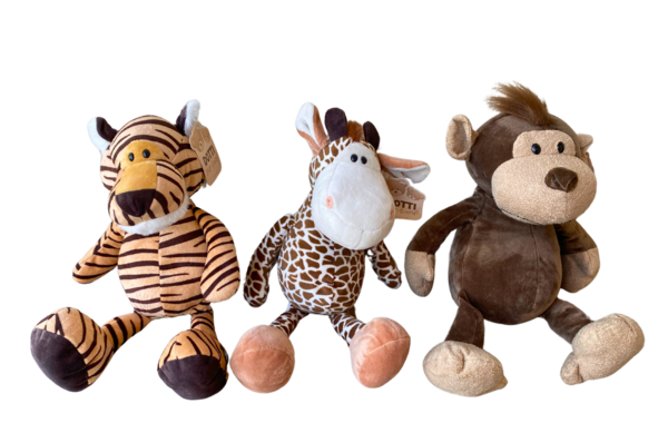 Afrique Animal en peluche Medium 26cm, 3 assorted Afrique Animal en peluche Medium 26cm, 3 assorted