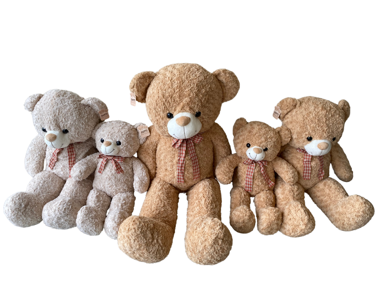 Bear plush 75 CM Light Grey L