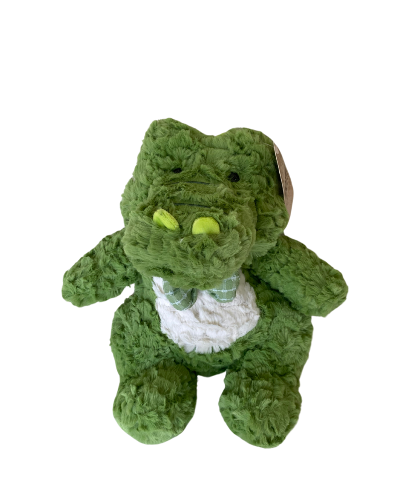 Dier met strik pluche 30cm, 2 assortie