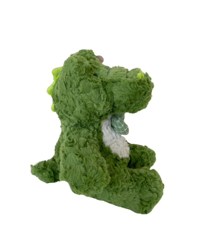 Dier met strik pluche 30cm, 2 assortie