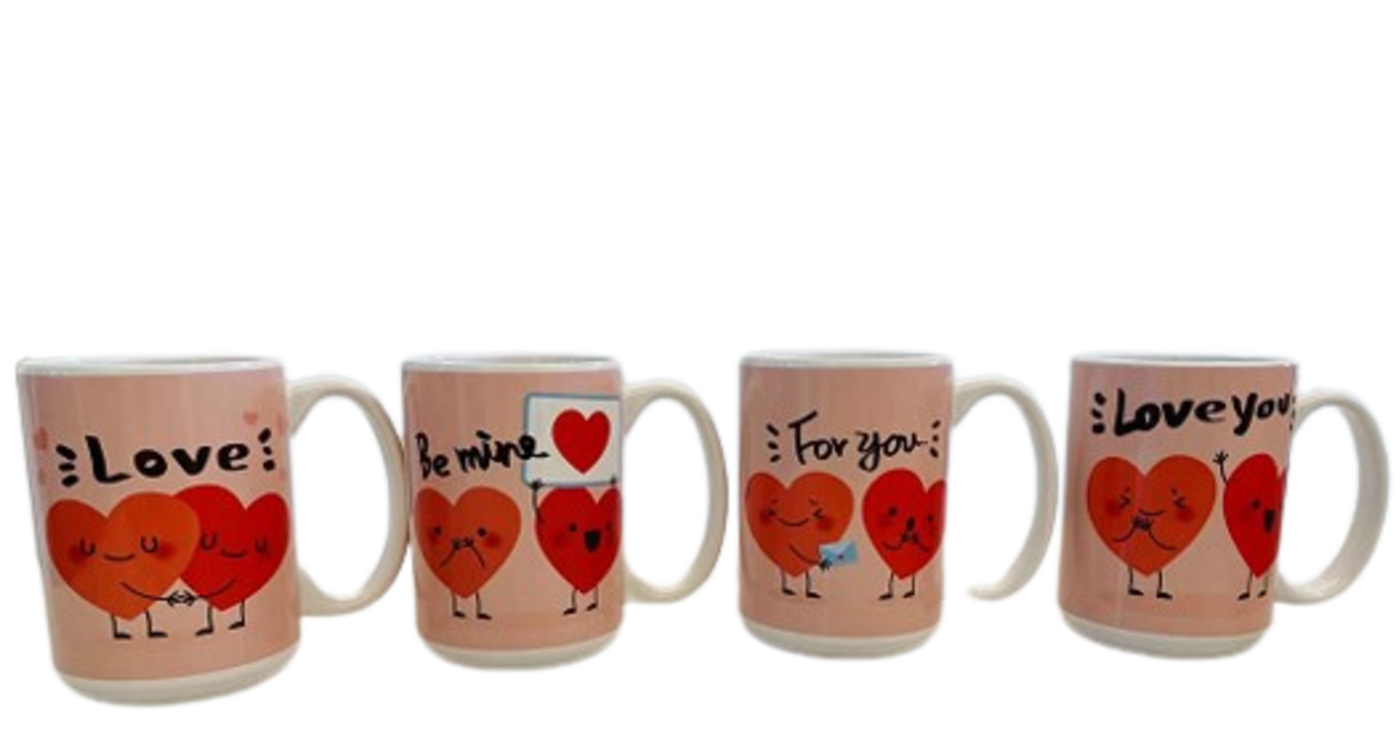 Mug Hearts - mixed colors Mug Hearts - mixed colors