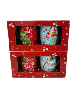 Set cadeau de 2 mugs de Noël Set cadeau de 2 mugs de Noël