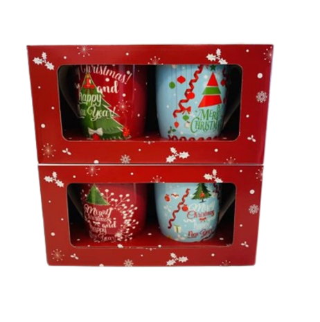 Gift set of 2 Christmas mugs