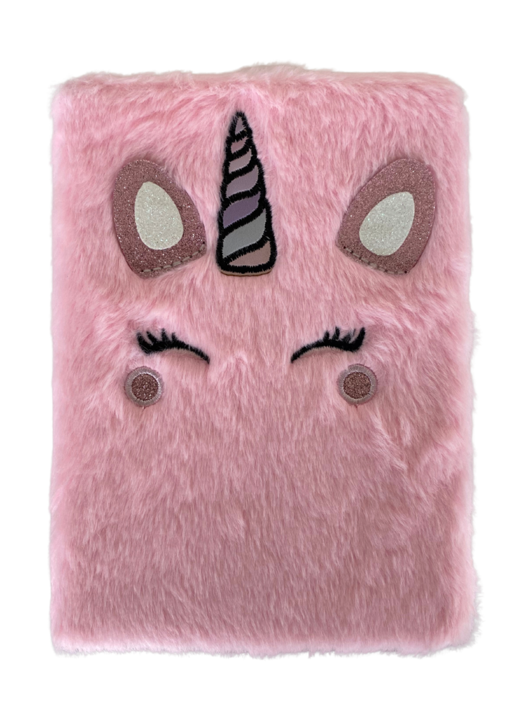 Carnet de notes A5 Fluffy Unicorn Face - Mélange de 4 couleurs Carnet de notes A5 Fluffy Unicorn Face - Mélange de 4 couleurs