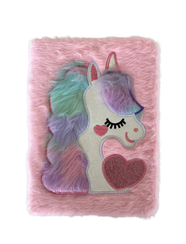 Notebook A5 Fluffy Unicorn Pastell - Mix 3 kleuren Notebook A5 Fluffy Unicorn Pastell - Mix 3 kleuren