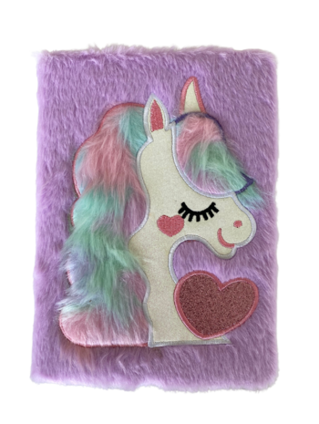 Cahier A5 Fluffy Unicorn Pastell - Mélange 3 couleurs Cahier A5 Fluffy Unicorn Pastell - Mélange 3 couleurs