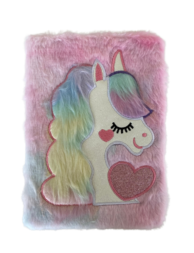 Cahier A5 Fluffy Unicorn Pastell - Mélange 3 couleurs Cahier A5 Fluffy Unicorn Pastell - Mélange 3 couleurs
