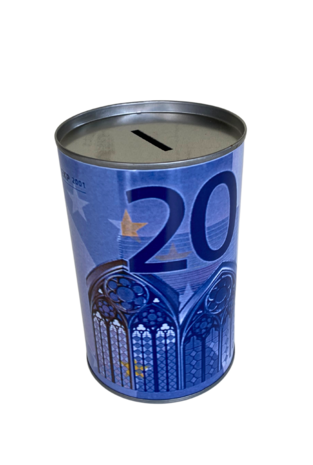 Tirelire Euros - Mélange de couleurs Tirelire Euros - Mélange de couleurs