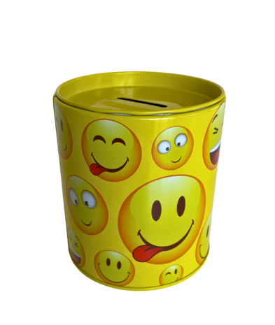Tirelire Smiley - Couleurs mélangées Tirelire Smiley - Couleurs mélangées