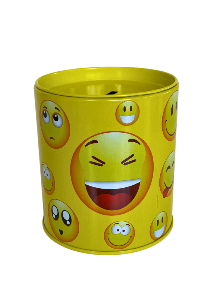 Spaarblik Smiley - Mix kleuren Spaarblik Smiley - Mix kleuren