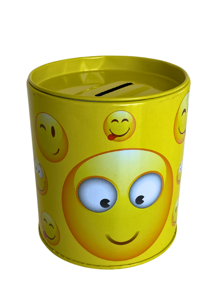 Spaarblik Smiley - Mix kleuren Spaarblik Smiley - Mix kleuren