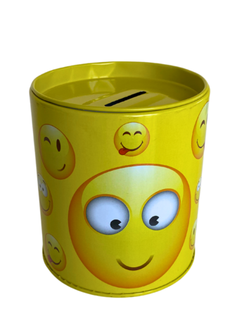 Tirelire Smiley - Couleurs mélangées Tirelire Smiley - Couleurs mélangées