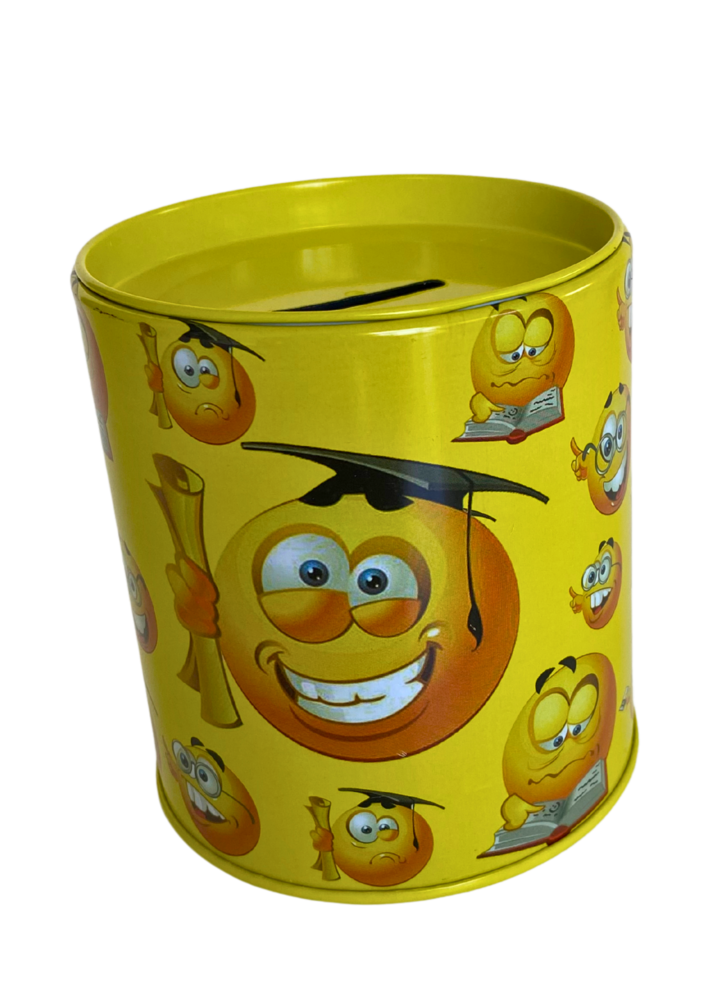 Spaarblik Smiley - Mix kleuren Spaarblik Smiley - Mix kleuren