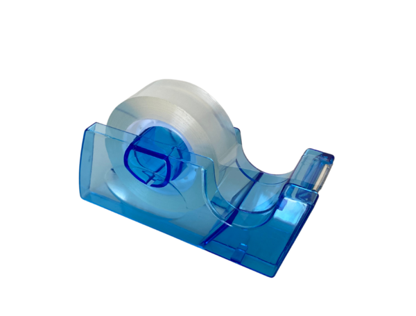 Dévidoir de ruban adhésif rechargeable + rouleau 19mm x 33m