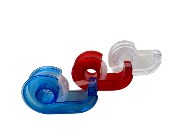 Adhesive tape on disposable device