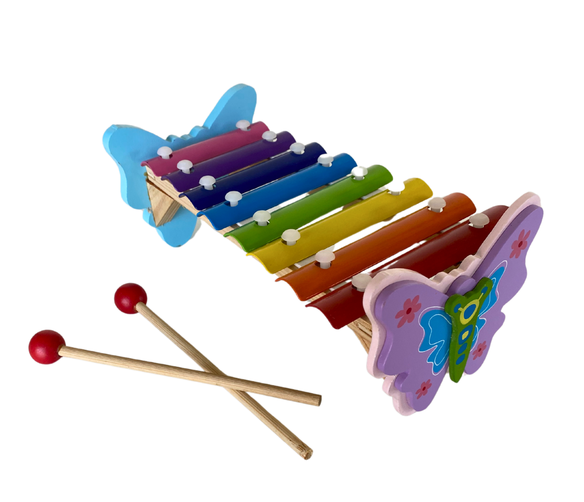 Xylophone avec motif papillon
