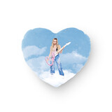 Camille Coussin coeur Magic Blue Camille Coussin coeur Magic Blue