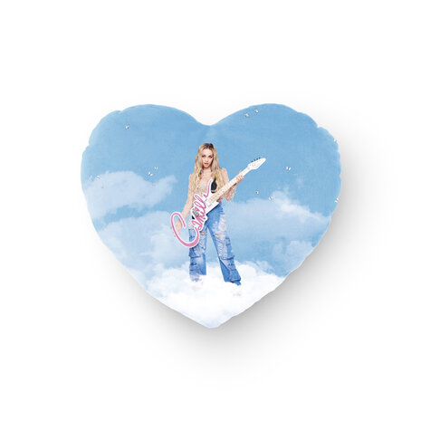 Camille Heart Pillow Magic Blue Camille Heart Pillow Magic Blue