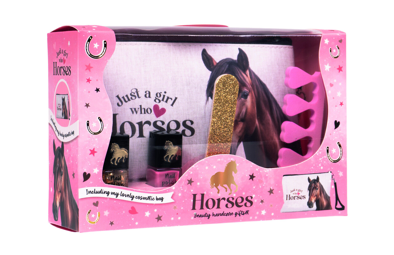Love Horses gift set toiletry bag Love Horses gift set toiletry bag
