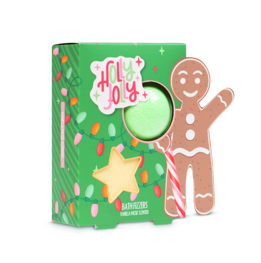 Coffret cadeau pétillant pour le bain Holly Jolly Coffret cadeau pétillant pour le bain Holly Jolly