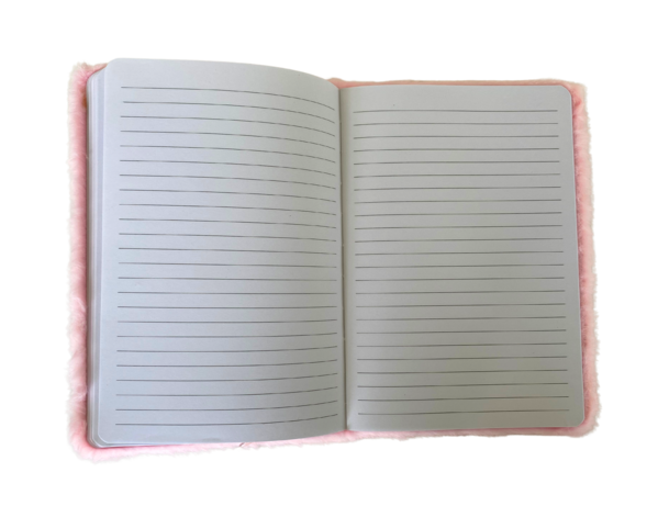 Camille Fluffy Notebook A5 Pink Camille Fluffy Notebook A5 Pink