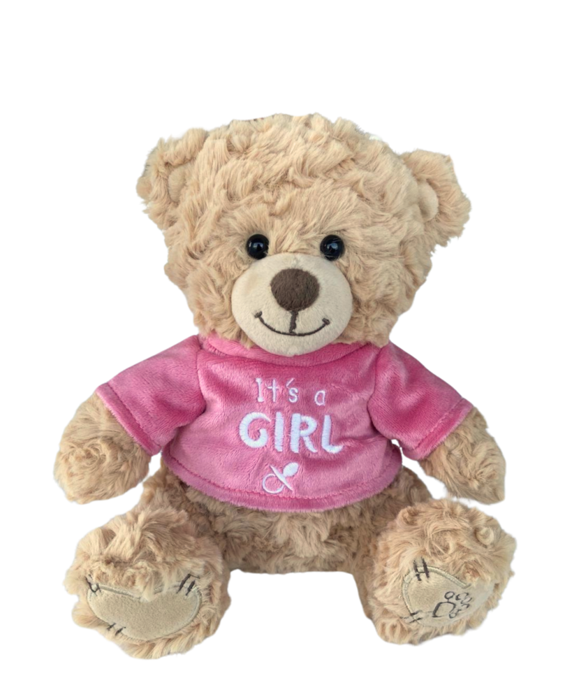 Dotti Bear Dotti Bear: Plush with T-Shirt It's a Girl 20cm Dotti Bear Dotti Bear: Plush with T-Shirt It's a Girl 20cm
