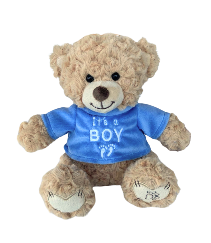 Dotti Bear Dotti Bear: Pluche met T-Shirt It's a Boy 20cm Dotti Bear Dotti Bear: Pluche met T-Shirt It's a Boy 20cm