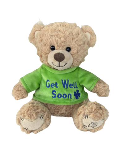 Dotti Bear Dotti Bear: Plush with T-Shirt Get Well Soon 20cm Dotti Bear Dotti Bear: Plush with T-Shirt Get Well Soon 20cm