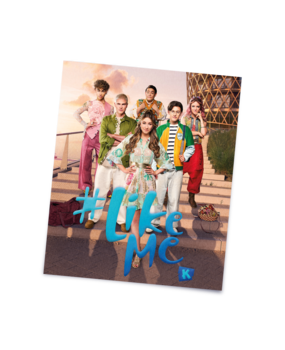 #LikeMe #LikeMe Couverture en polaire (127 x 152 cm)