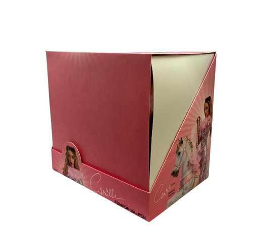 Camille Dhont Display van 12 stuks Camille Balpen met pompon Roze