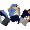 BellaBelga - Belgisch merk Kinderwant - Petit Dino - 3 mix kleuren BellaBelga - Belgisch merk Kinderwant - Petit Dino - 3 mix kleuren