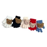 BellaBelga - Belgisch merk Kinderhandschoen - Beer - mix 5 kleuren BellaBelga - Belgisch merk Kinderhandschoen - Beer - mix 5 kleuren