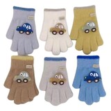 BellaBelga - Belgisch merk Kinderhandschoen -  Auto - 6 mix kleuren BellaBelga - Belgisch merk Kinderhandschoen -  Auto - 6 mix kleuren