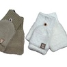 BellaBelga - Belgisch merk Kinder halve vinger handschoen - fluffy classique - mix 4 kleuren BellaBelga - Belgisch merk Kinder halve vinger handschoen - fluffy classique - mix 4 kleuren