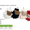 BellaBelga - Belgisch merk Gants pour enfants - Ours - assortiment de 5 couleurs BellaBelga - Belgisch merk Gants pour enfants - Ours - assortiment de 5 couleurs