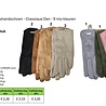 BellaBelga - Belgisch merk Dameshandschoen - Classique Den - 8 mix kleuren BellaBelga - Belgisch merk Dameshandschoen - Classique Den - 8 mix kleuren