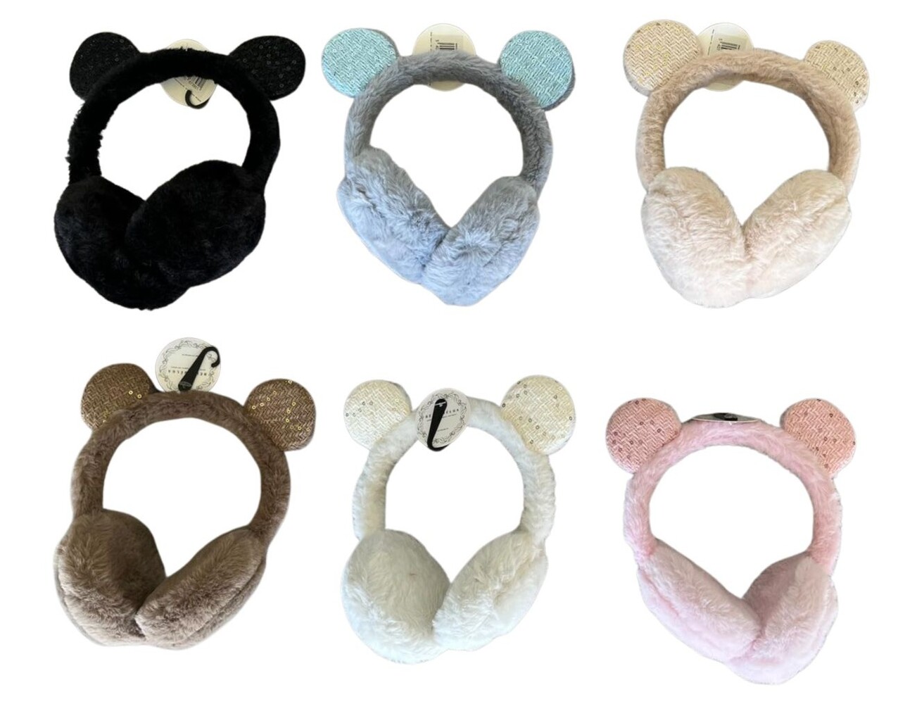 BellaBelga - Belgisch merk Kids ear warmers - Glitter cat - mix of 6 colors BellaBelga - Belgisch merk Kids ear warmers - Glitter cat - mix of 6 colors