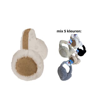 BellaBelga - Belgisch merk Cache-oreilles pour femmes - Den - mélange de 5 couleurs BellaBelga - Belgisch merk Cache-oreilles pour femmes - Den - mélange de 5 couleurs