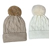 BellaBelga - Belgisch merk Damesmuts met zilverglitterdraad en pompon (met fleece binnenkant) - mix 4 kleuren BellaBelga - Belgisch merk Damesmuts met zilverglitterdraad en pompon (met fleece binnenkant) - mix 4 kleuren